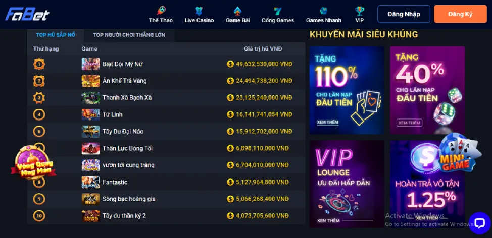 Jackpot Lũy Tiến tại lucky88 code